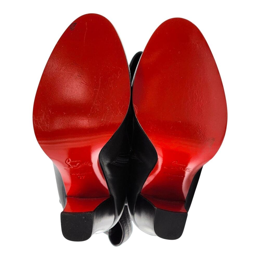Christian Louboutin Kiss Me Gena Over The Knee Leather Boots EU 37 US 7 $1795 - Picture 6 of 10